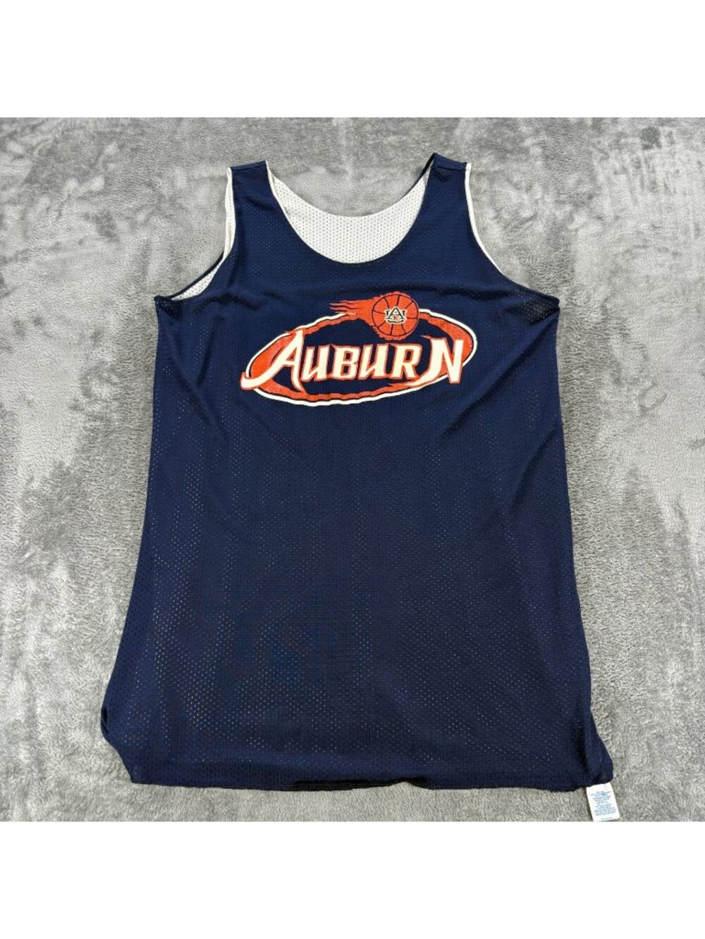 Vintage 90s Russell Athletic Basketball Jersey Men XXL Auburn Tigers Team Issued